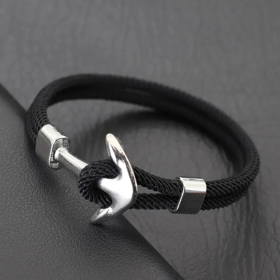 Anchor Milan Rope Bracelet For Men – Everyday Blends & Trends